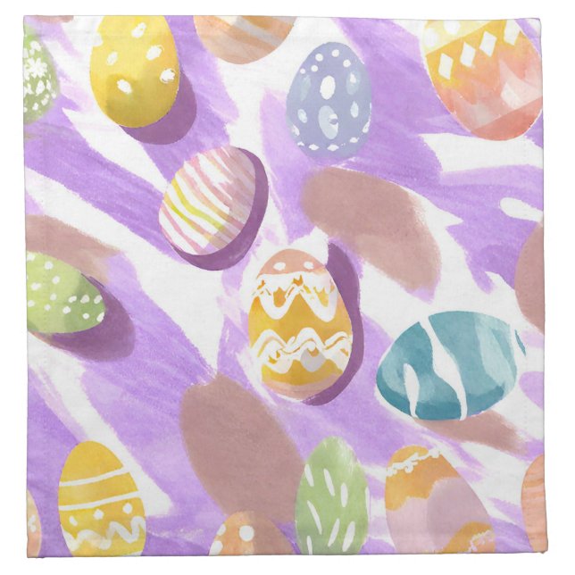 easter eggs cloth napkin (Front)
