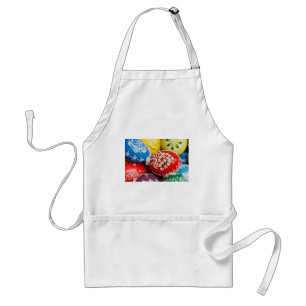 Easter Eggs Colorful Holiday Pattern Spring Art Adult Apron
