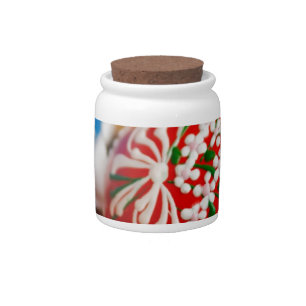Easter Eggs Colorful Holiday Pattern Spring Art Candy Jar
