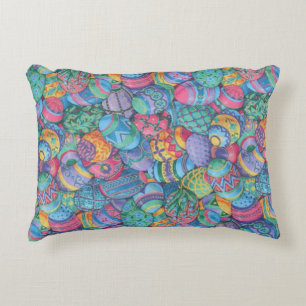 Easter Eggs Decorative Pillow