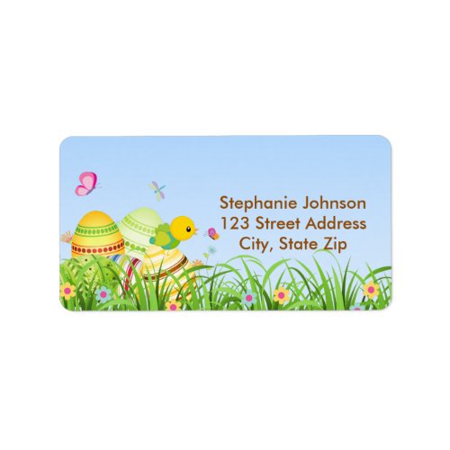 Easter Eggs Easter Address Label
