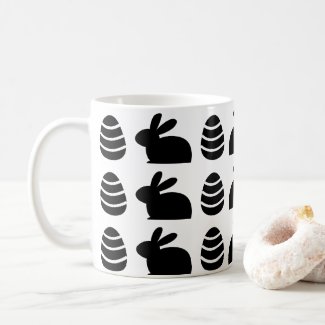 Easter Eggs Easter Bunny Happy Easter Pattern 