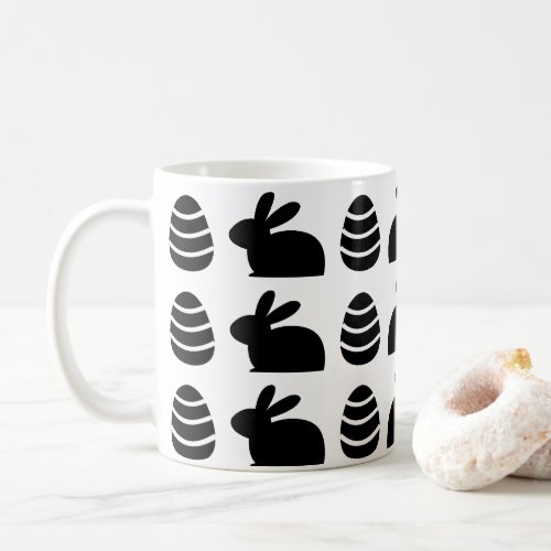 Easter Eggs Easter Bunny Happy Easter Pattern  Coffee Mug