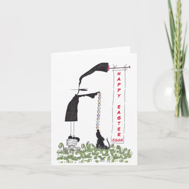 Easter Eggs Easter Card (Front)