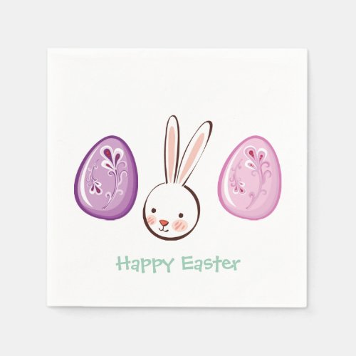 Easter Eggs Easter Party Paper Napkin Set