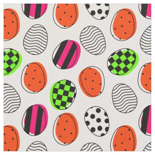 Easter Eggs Fabric (Close Up)
