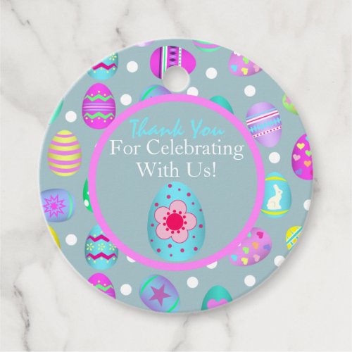 Easter Eggs Favor Tags