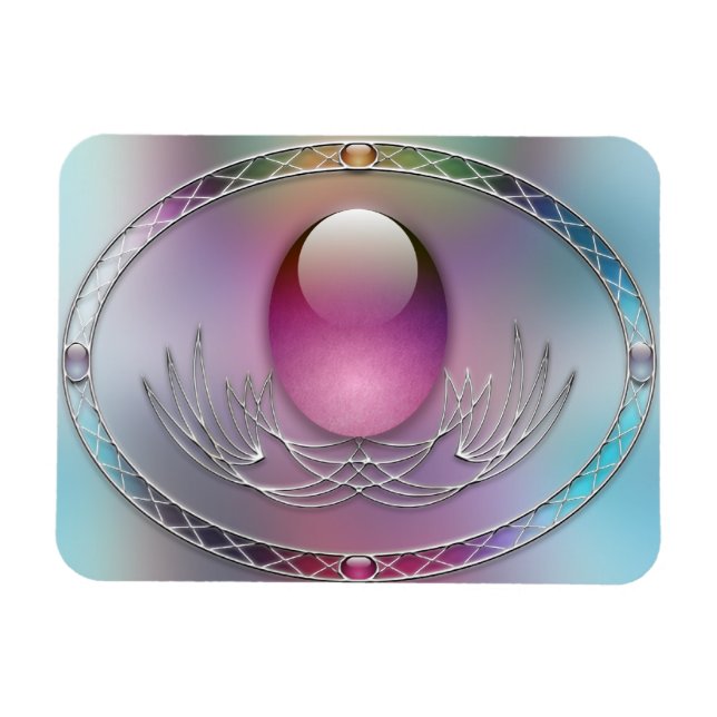 Easter Eggs Flexible Magnet (Horizontal)