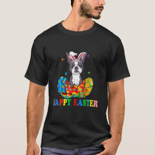 Easter Eggs French Bulldog Bunny Dog  Dog Dad Dog  T-Shirt