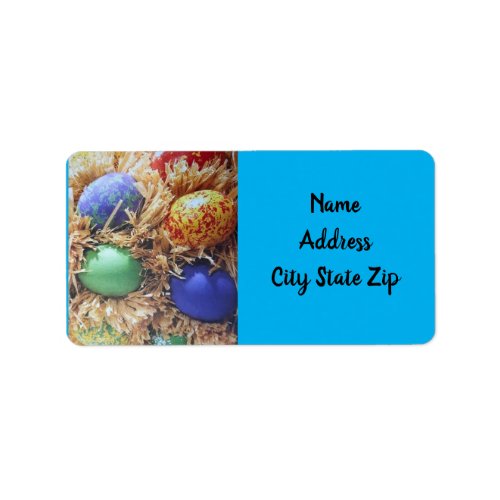 EASTER EGGS GALORE FOR EASTER ADDRESS LABELS