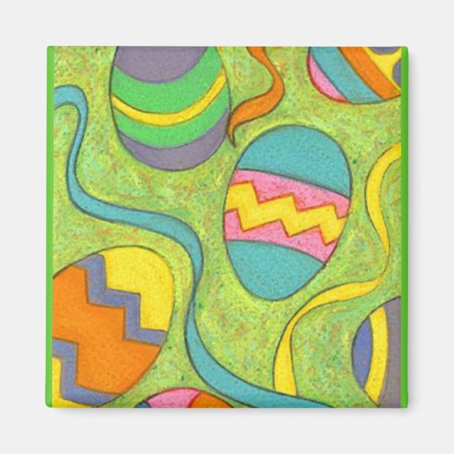 Easter Eggs Galore Magnet (Front)