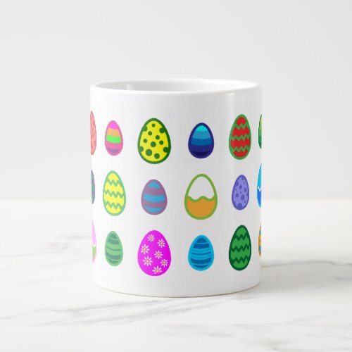 Easter Eggs Giant Coffee Mug