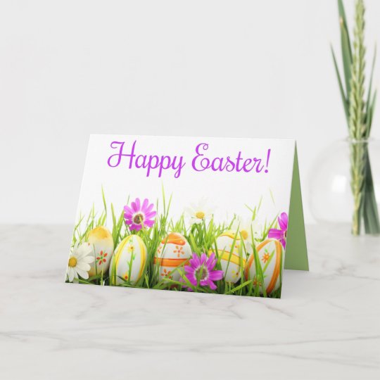 Easter Eggs Greeting Card