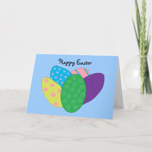 Easter Eggs Holiday Card