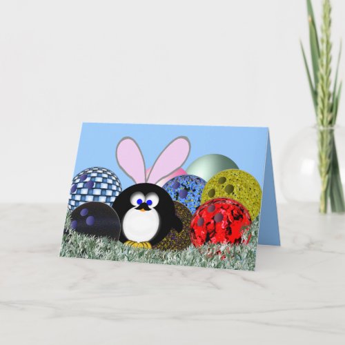 Easter Eggs  Holiday Card