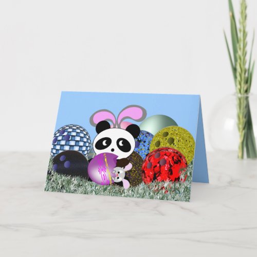 Easter Eggs  Holiday Card