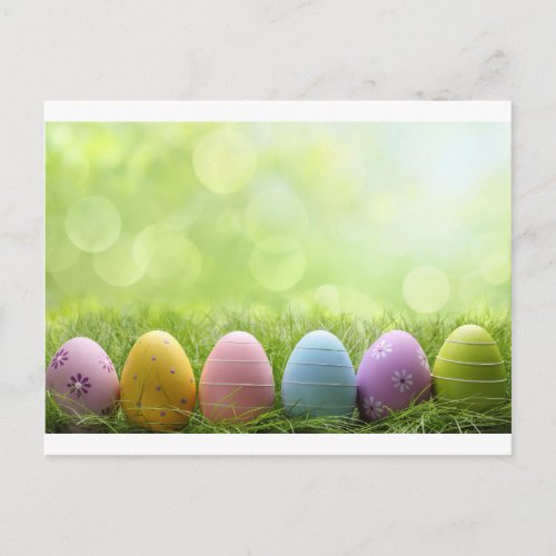 Easter Eggs Holiday Postcard