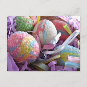 Easter Eggs Holiday Postcard
