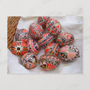 Easter Eggs Holiday Postcard