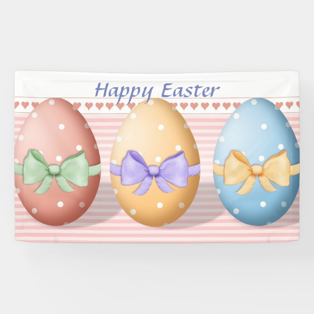 Easter Eggs Indoor Decorating Banner (Horizontal)