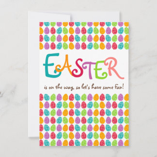 EASTER Eggs Invitation