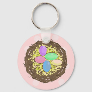 Easter Eggs Keychain