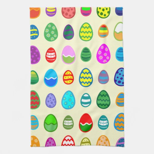 Easter Eggs Kitchen Towel