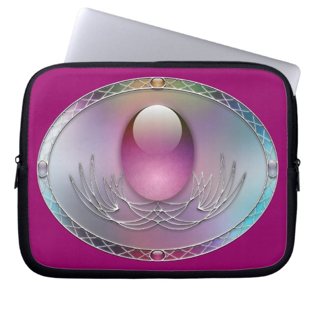 Easter Eggs Laptop Sleeve (Front)