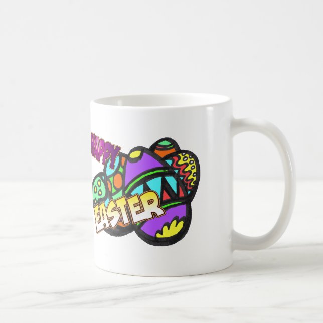 Easter Eggs Mug Customizable (Right)