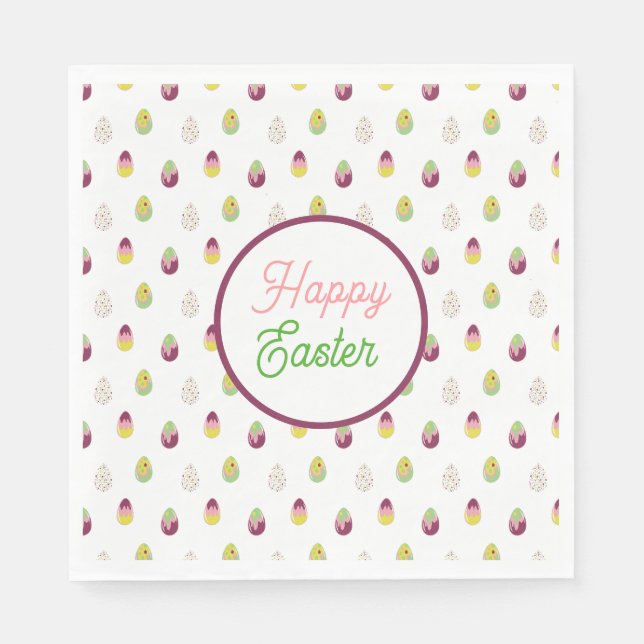 Easter eggs. napkins (Front)