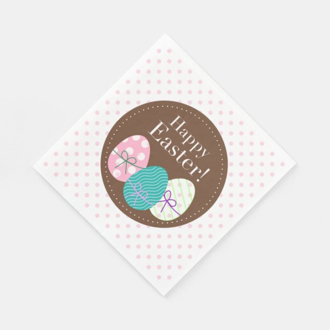 Easter Eggs Napkins (Corner)