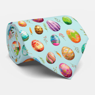 Easter Eggs Neck Tie