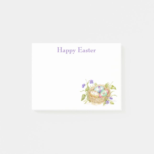 Easter Eggs Nest Notes (Front)