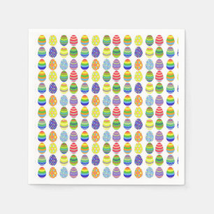 Easter eggs paper napkins