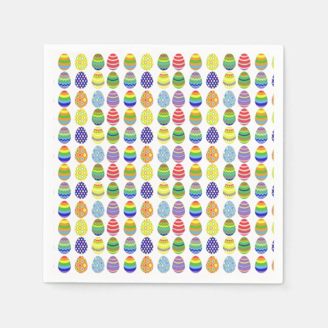 Easter eggs paper napkins (Front)