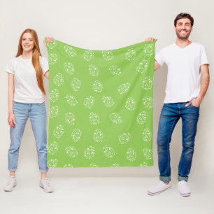 Easter Eggs pattern Fleece Blanket