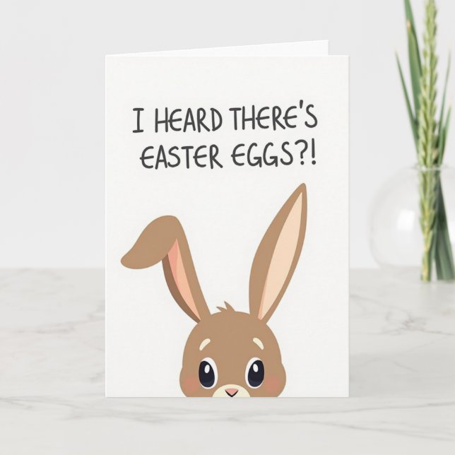 Easter Eggs Question Card (Front)