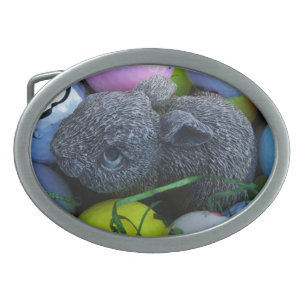 Easter Eggs, Rabbit Golf Balls Belt Buckle