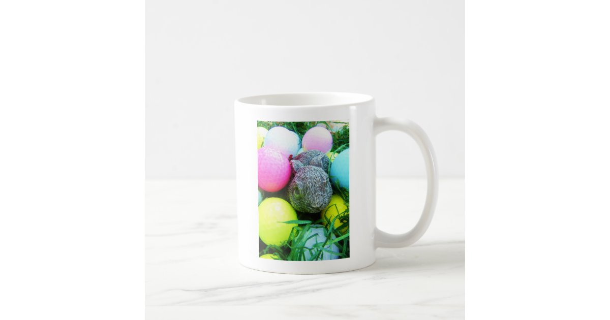 Cute Easter Tumbler, Pastel Easter Eggs and Bunnies, 20 Ounce