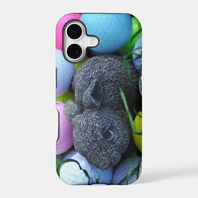 Easter Eggs, Rabbit Golf Balls Iphone Case (Back)