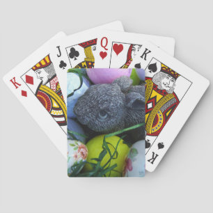 Easter Eggs, Rabbit Golf Balls Poker Cards