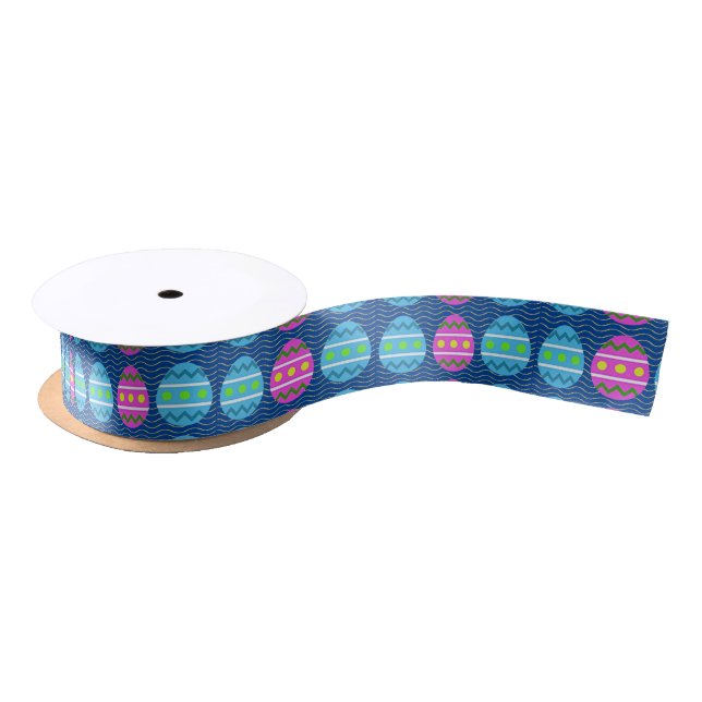 Easter Eggs! Satin Ribbon (Spool)