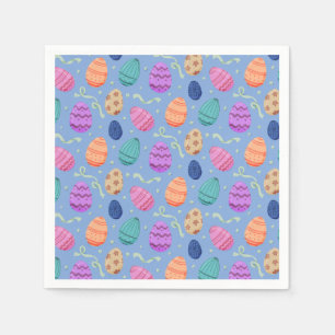 Easter Eggs Seamless Pattern Napkins