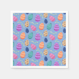 Easter Eggs Seamless Pattern Napkins