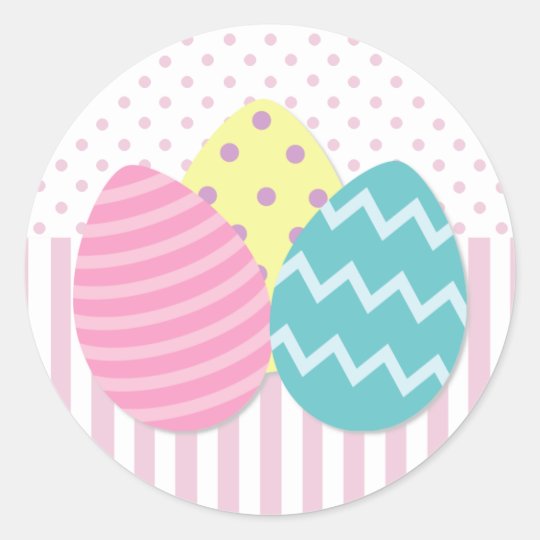 Easter Eggs Stickers | Zazzle