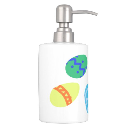 Easter Eggs Toothbrush Holder & Soap Dispenser Set (Right)