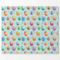 Happy Easter Eggs & Chicks Wrapping Paper Birthday Wrap + Ribbon & Gift  Tags
