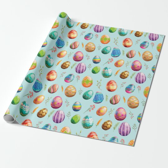 Easter Eggs Wrapping Paper