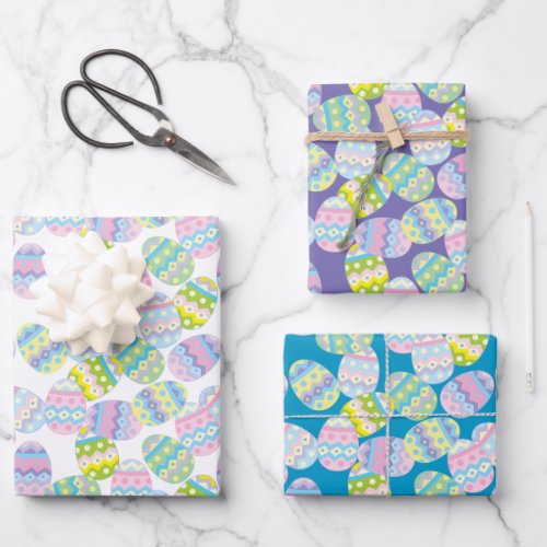 Easter Eggs Wrapping Paper Sheets