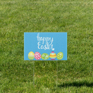 Easter Eggs Yard Sign